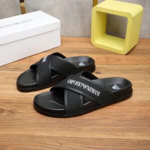 Armani slides black