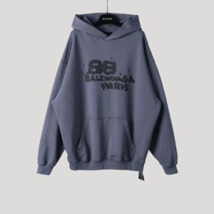 Balenciaga hoodie blue
