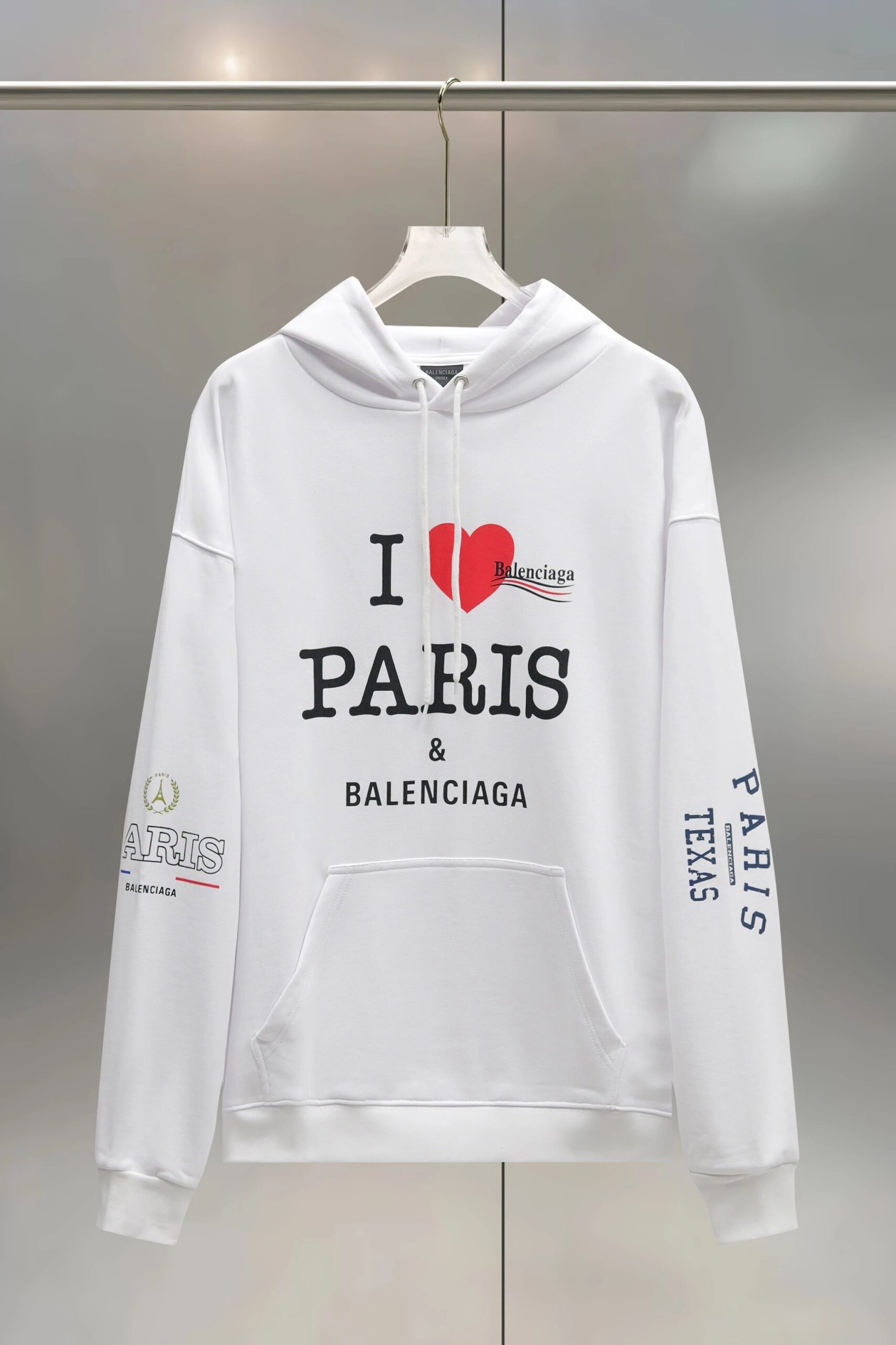 Balenciaga hoodie gray