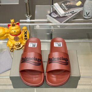 Balenciaga slides gray