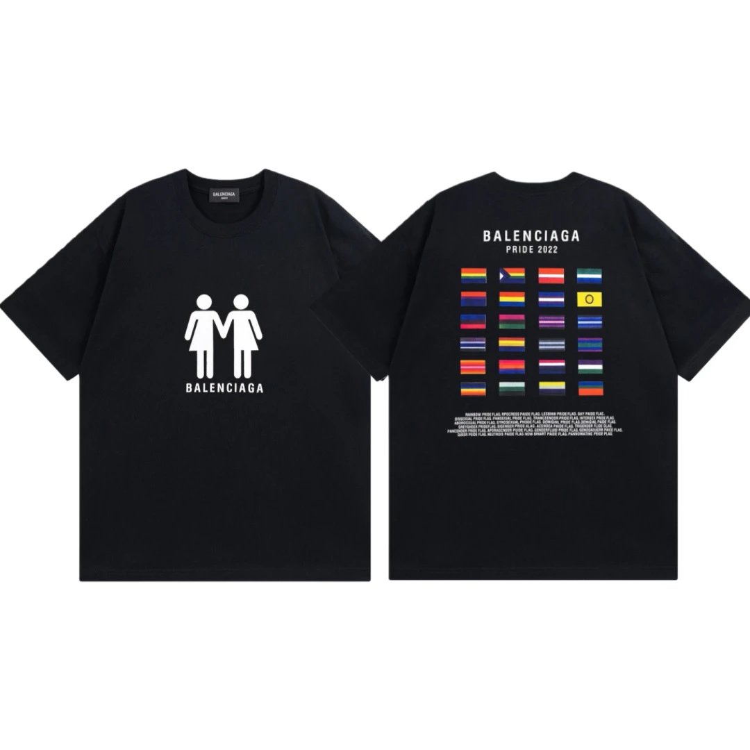 Balenciaga multicolor T-shirt collection - Image 8
