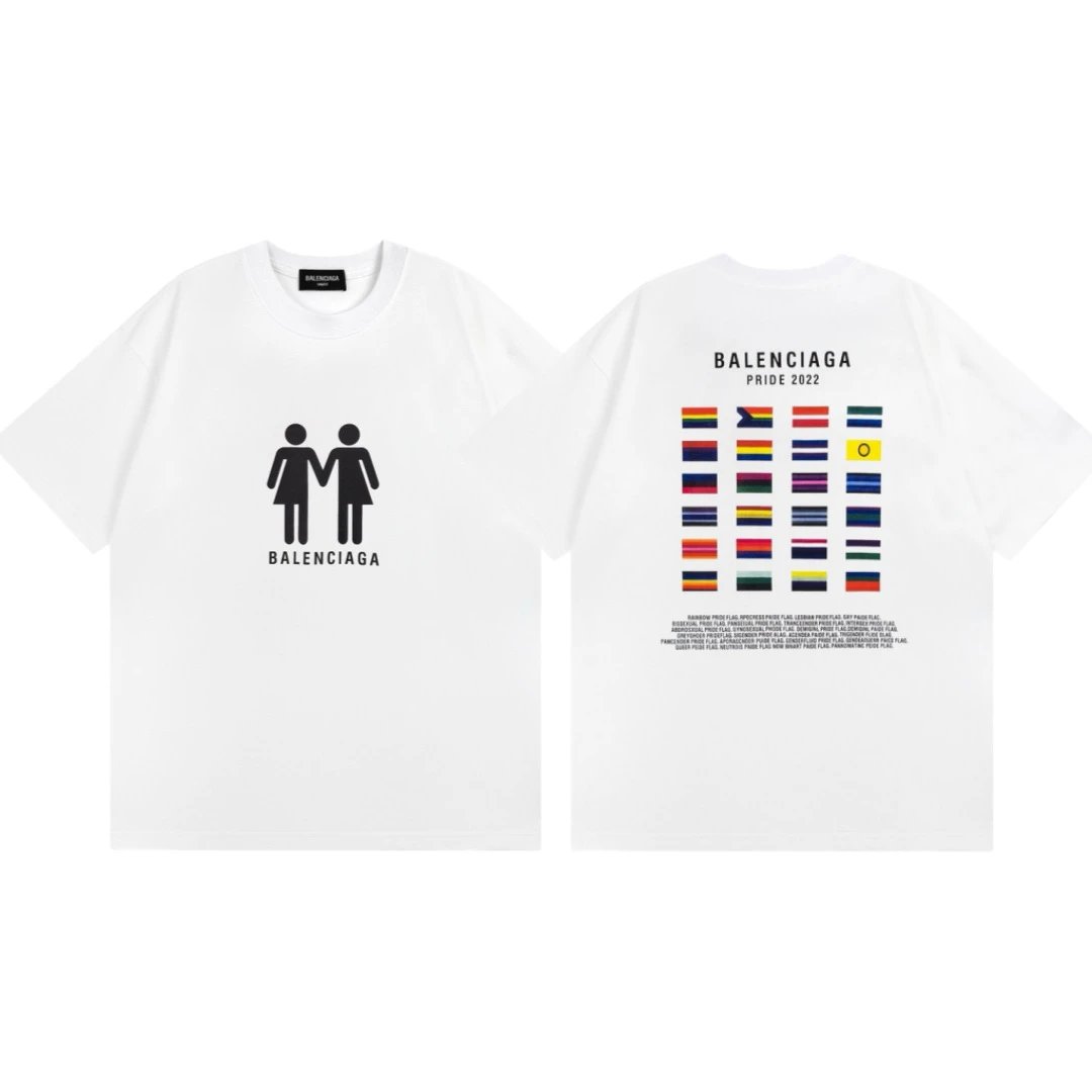 Balenciaga multicolor T-shirt collection - Image 9