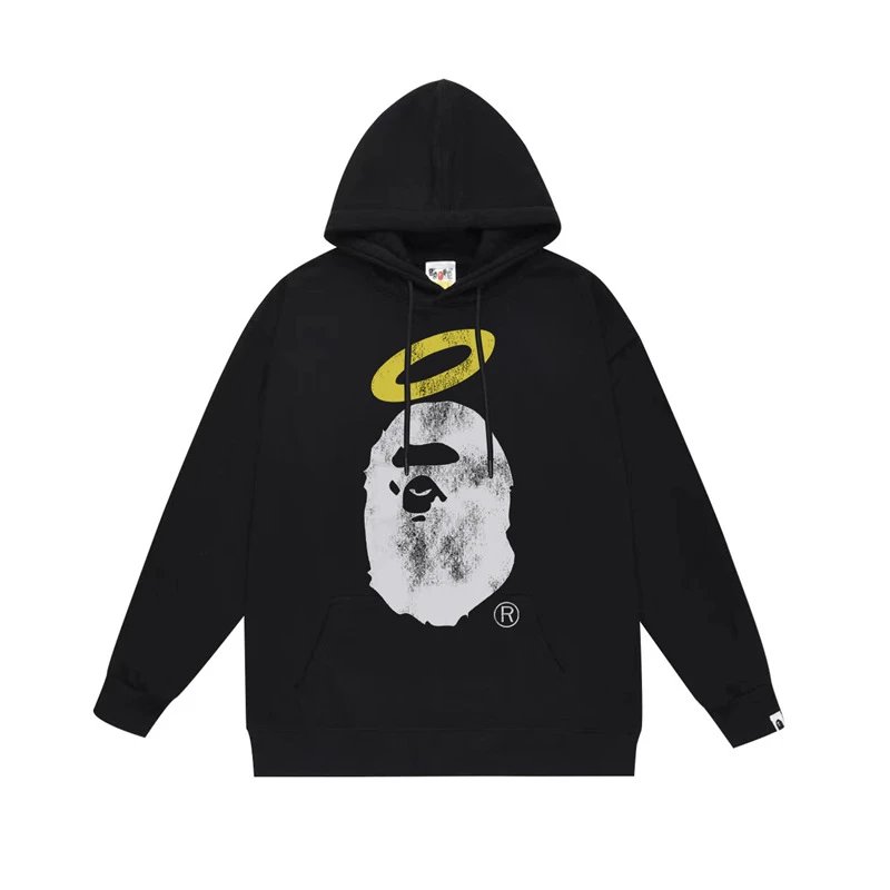 Bape white hoodie in relaxed streetwear style - Image 11