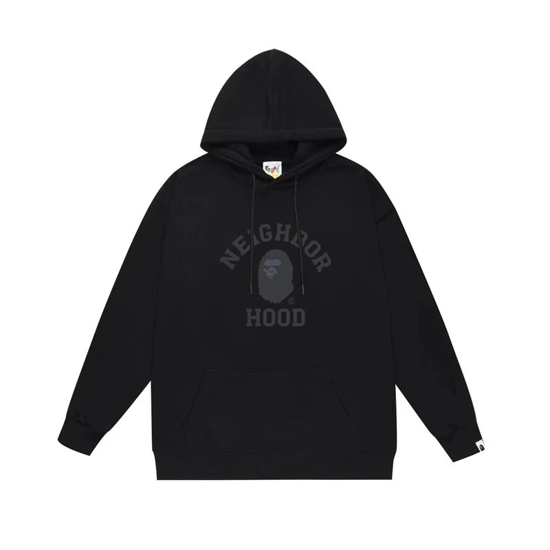 Bape white hoodie in relaxed streetwear style - Image 17