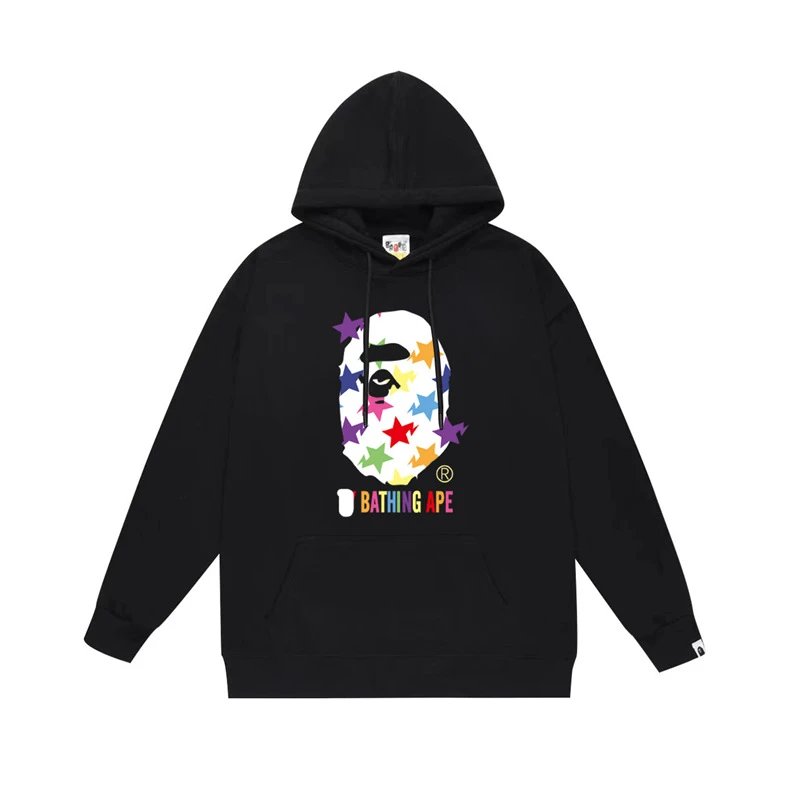 Bape white hoodie in relaxed streetwear style - Image 20