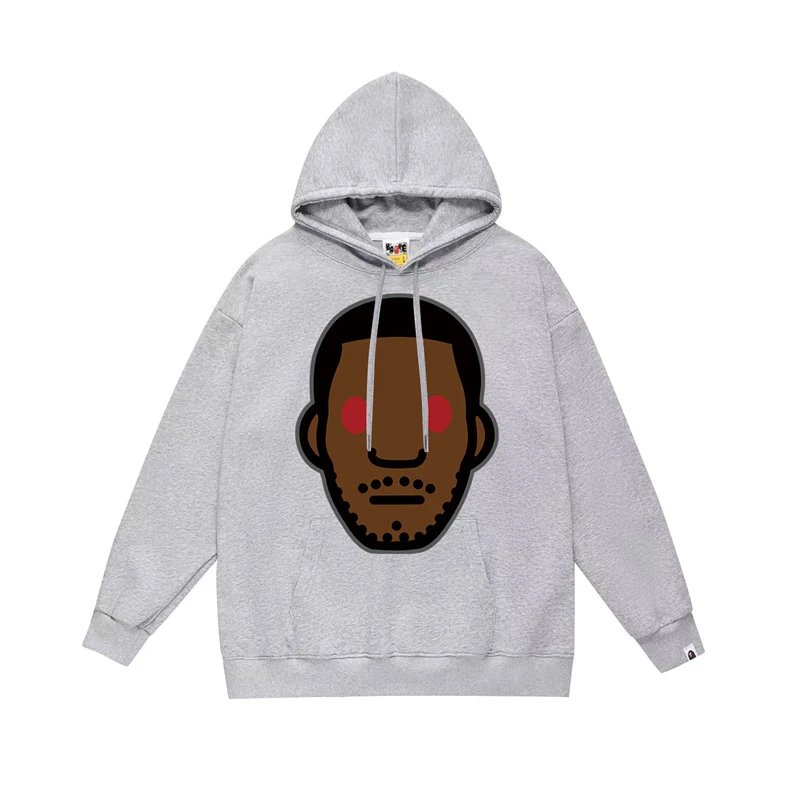 Bape white hoodie in relaxed streetwear style - Image 25