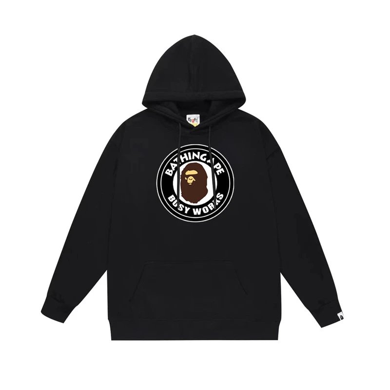 Bape white hoodie in relaxed streetwear style - Image 26