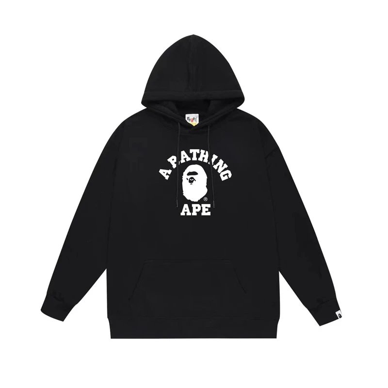 Bape white hoodie in relaxed streetwear style - Image 29