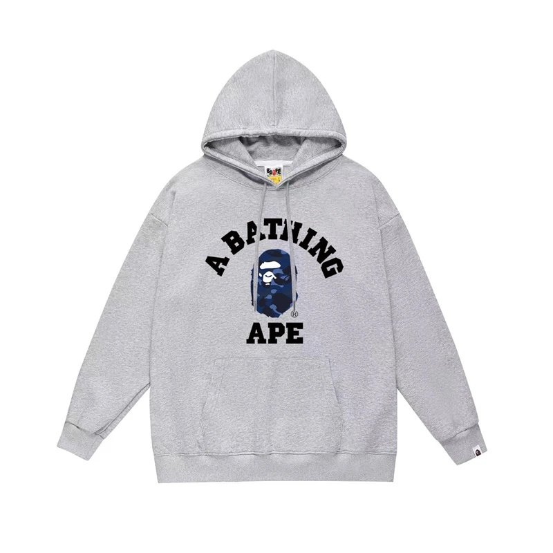 Bape white hoodie in relaxed streetwear style - Image 4