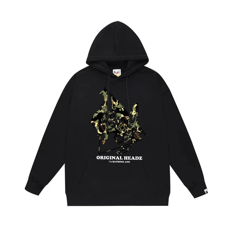 Bape white hoodie in relaxed streetwear style - Image 35