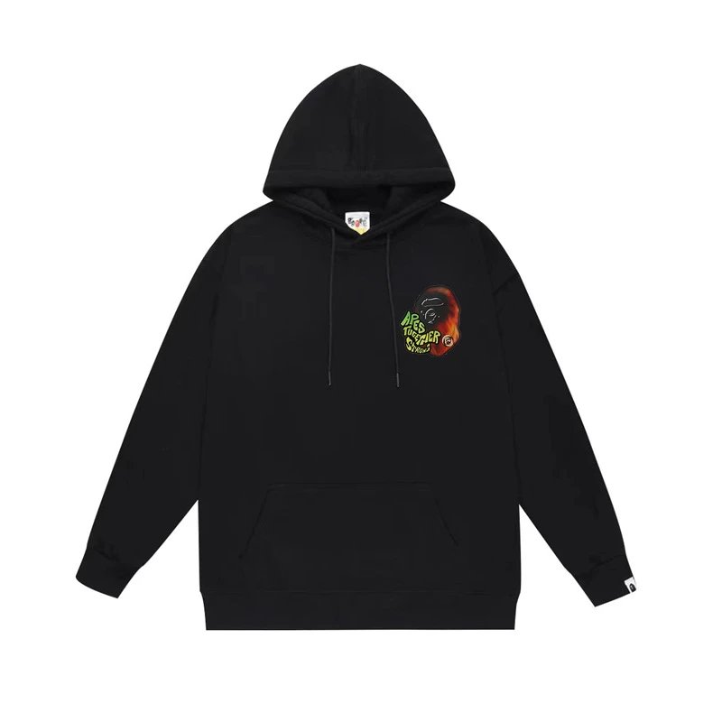 Bape white hoodie in relaxed streetwear style - Image 38