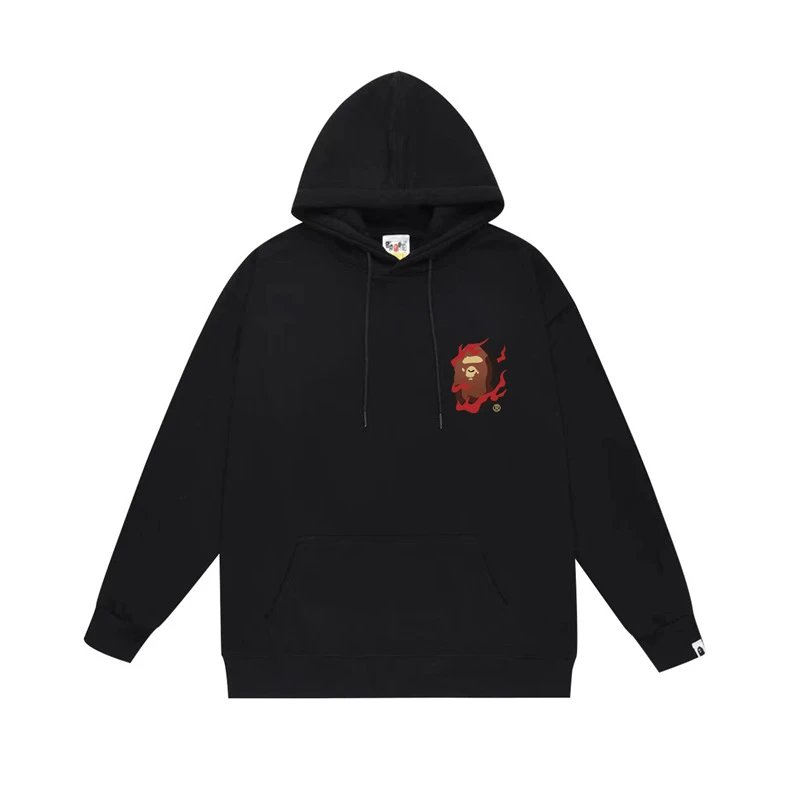 Bape white hoodie in relaxed streetwear style - Image 5