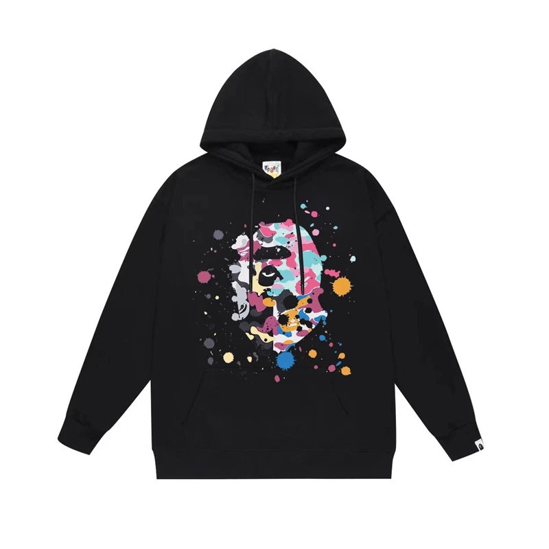Bape white hoodie in relaxed streetwear style - Image 8