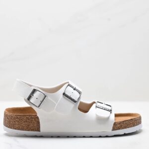 Birkenstock slides white