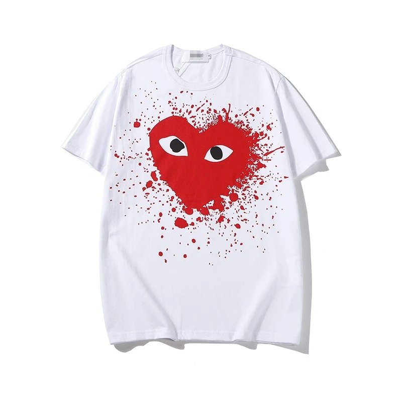 CDG white T-shirt in casual streetwear style - Image 33