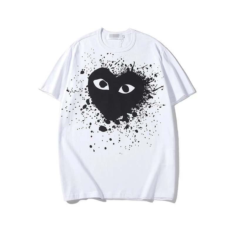 CDG white T-shirt in casual streetwear style - Image 34