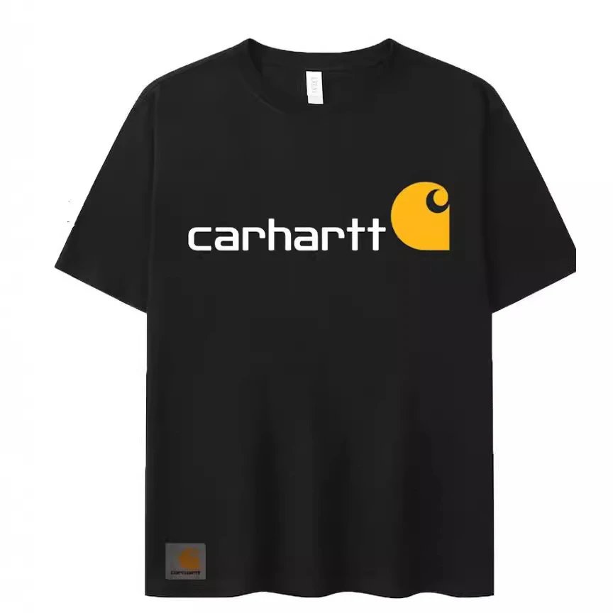 Carhartt black T-shirt in casual streetwear style