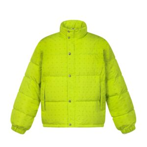 Chrome Hearts puffer jacket green