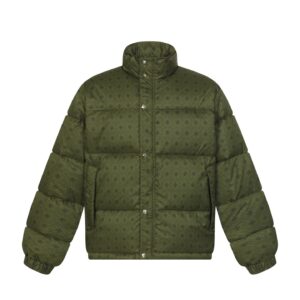 Chrome Hearts puffer jacket green