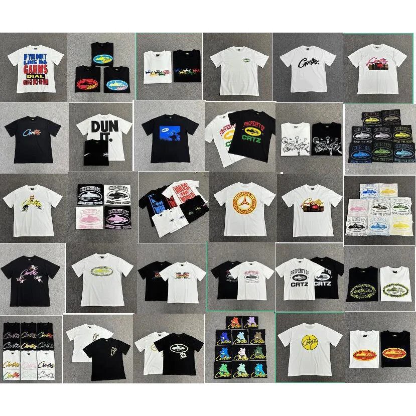 Corteiz graphic print multicolor T-shirt collection