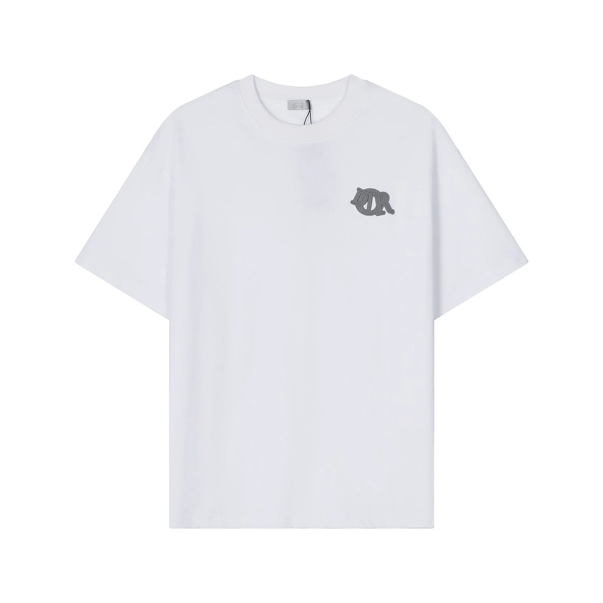 Dior embroidered khaki T-shirt in casual streetwear style - Image 6