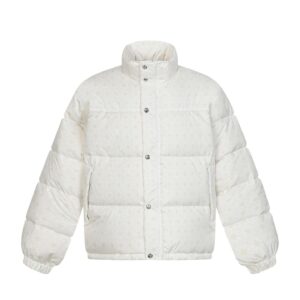 Dior puffer jacket white