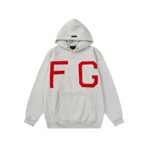 Fear of God Essentials hoodie gray