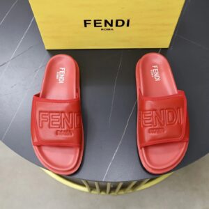 Fendi slides red