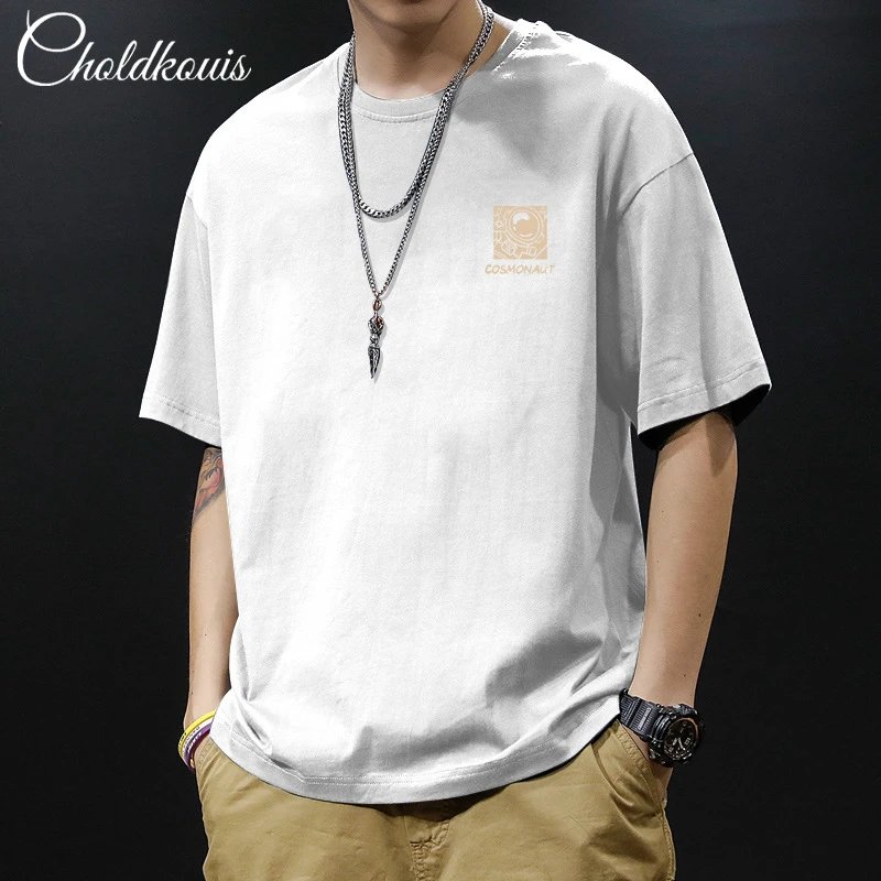 Foreign Trade blue T-shirt in casual streetwear style - Image 2
