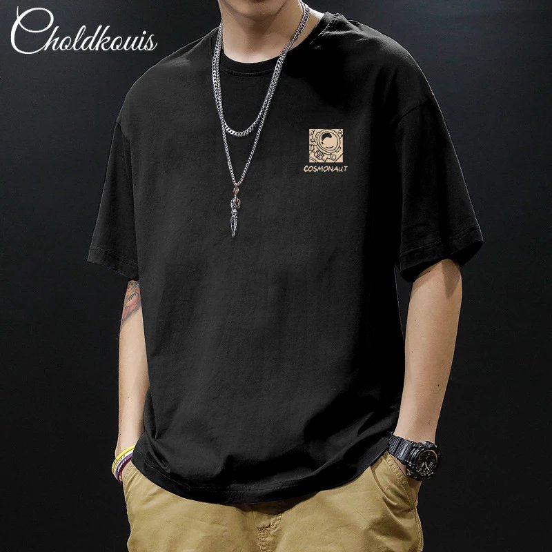Foreign Trade blue T-shirt in casual streetwear style - Image 3