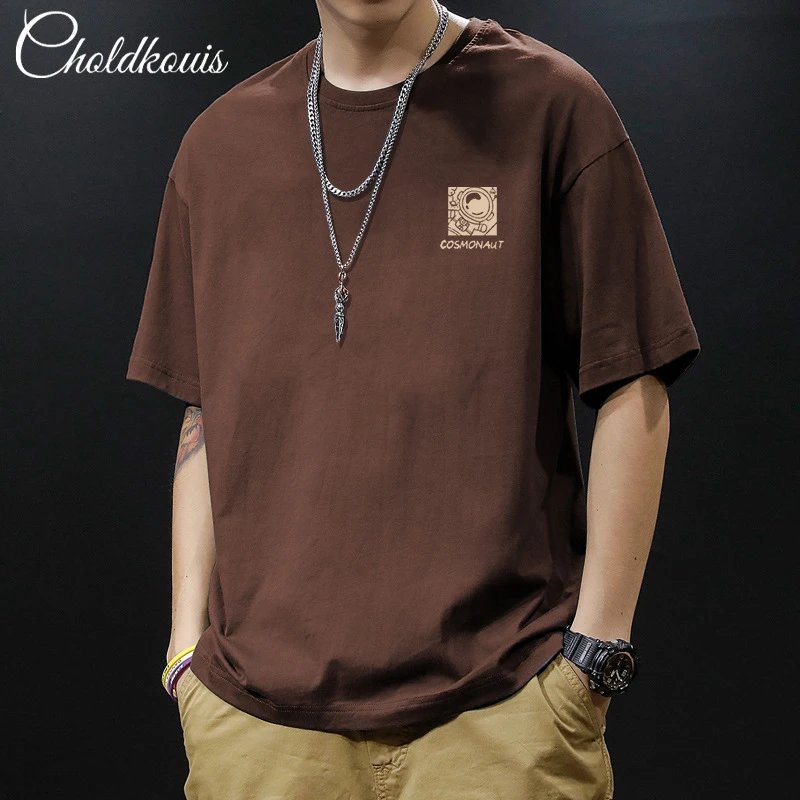 Foreign Trade blue T-shirt in casual streetwear style - Image 4