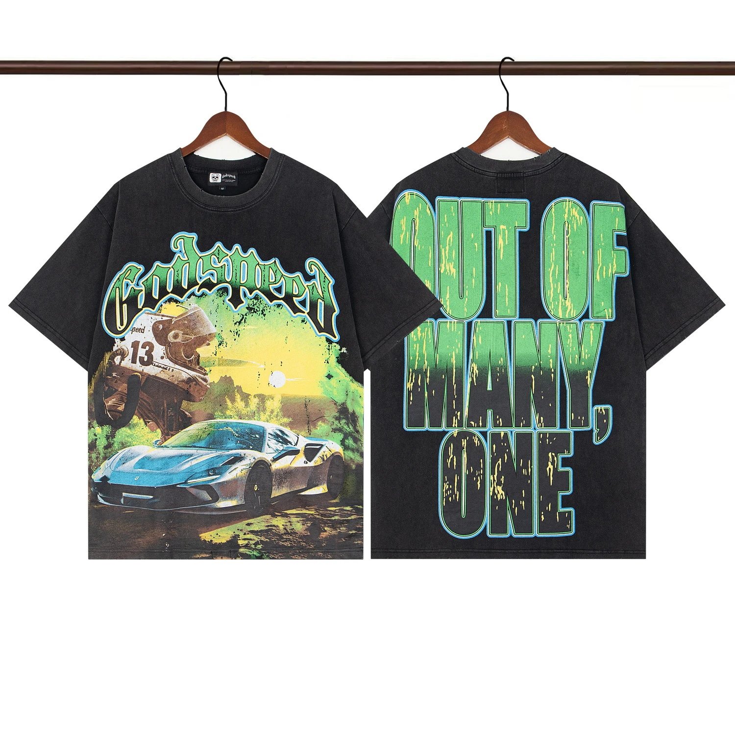 Godspeed washed multicolor T-shirt collection - Image 3