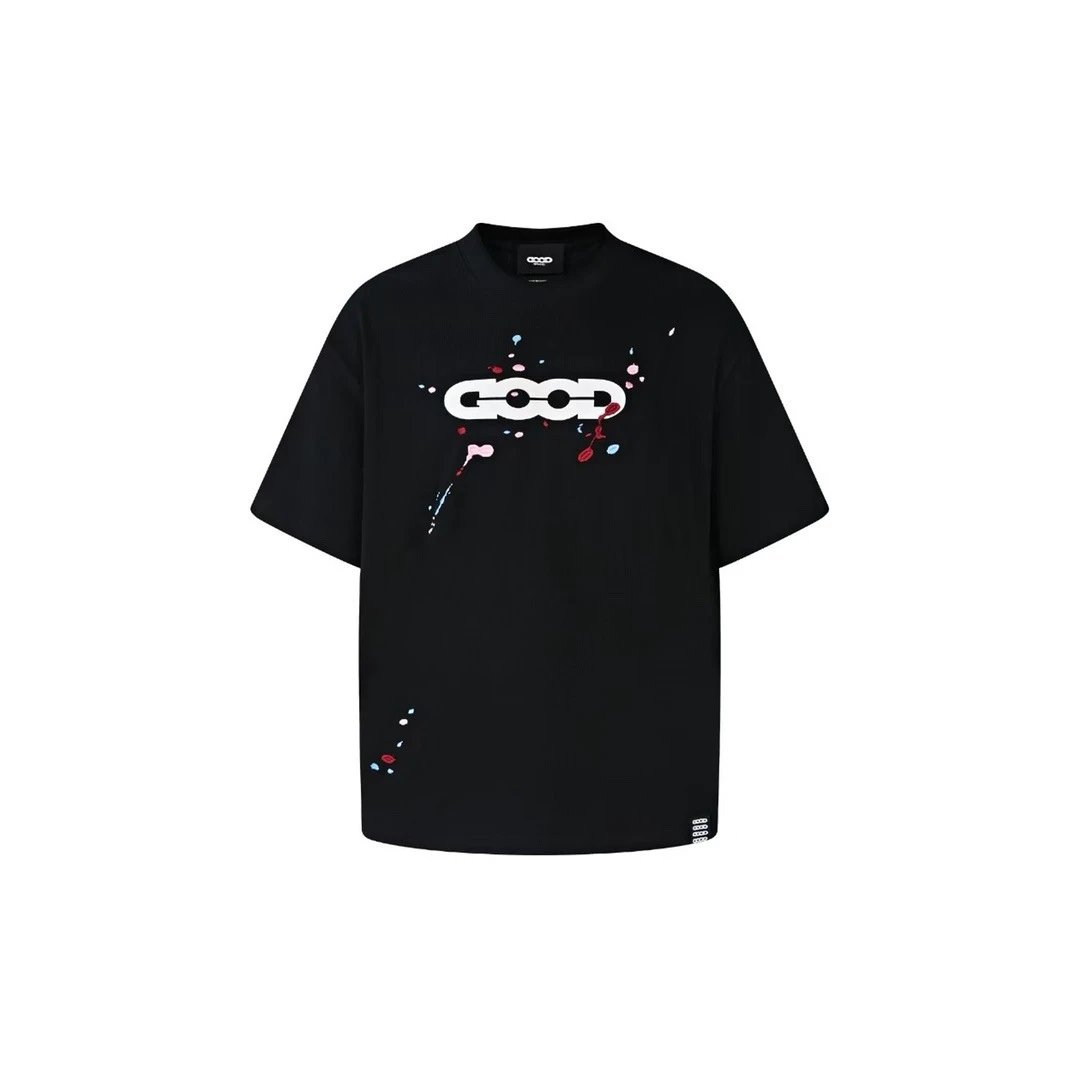 Good Brand black T-shirt in casual streetwear style - Image 2
