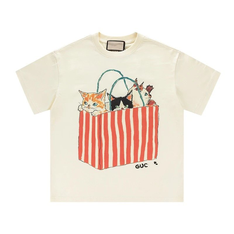 Gucci graphic print multicolor T-shirt collection - Image 8