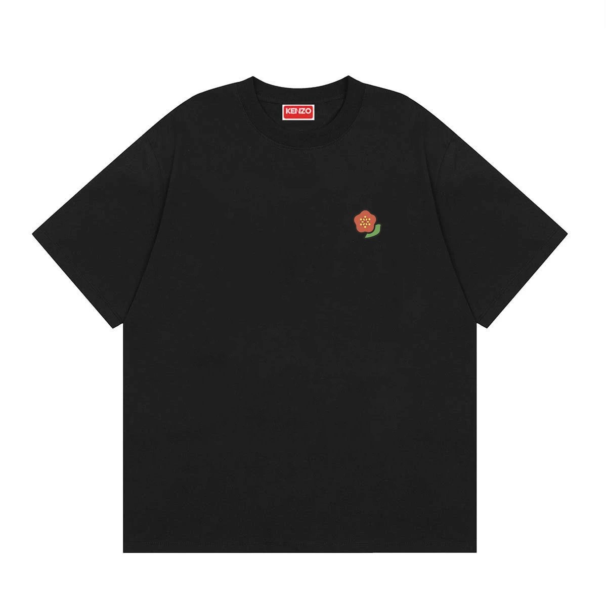 Kenzo black T-shirt in casual streetwear style - Image 11