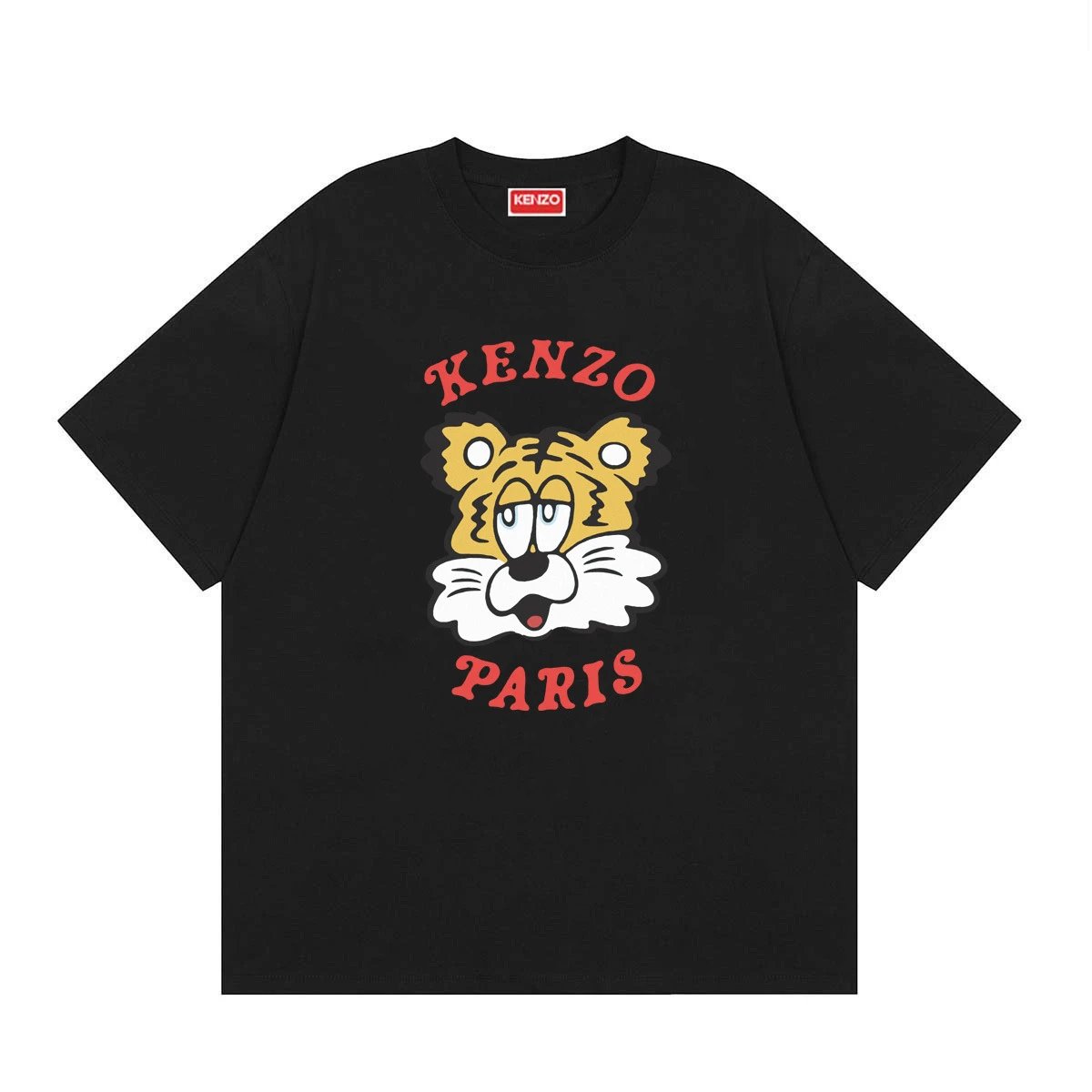 Kenzo black T-shirt in casual streetwear style - Image 17