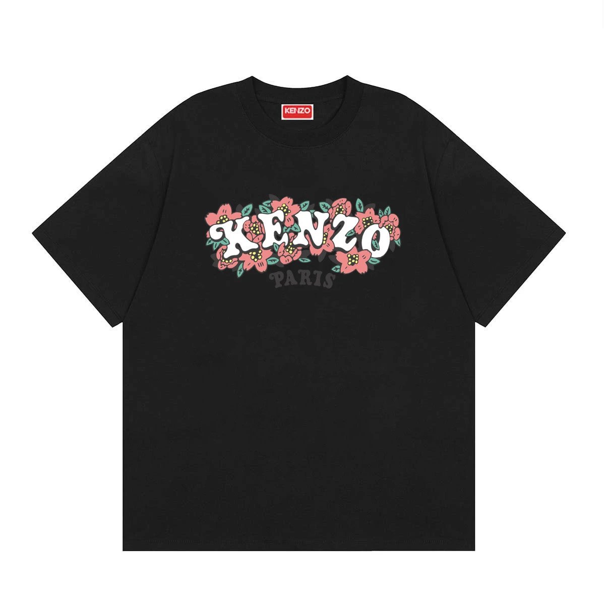 Kenzo black T-shirt in casual streetwear style - Image 23