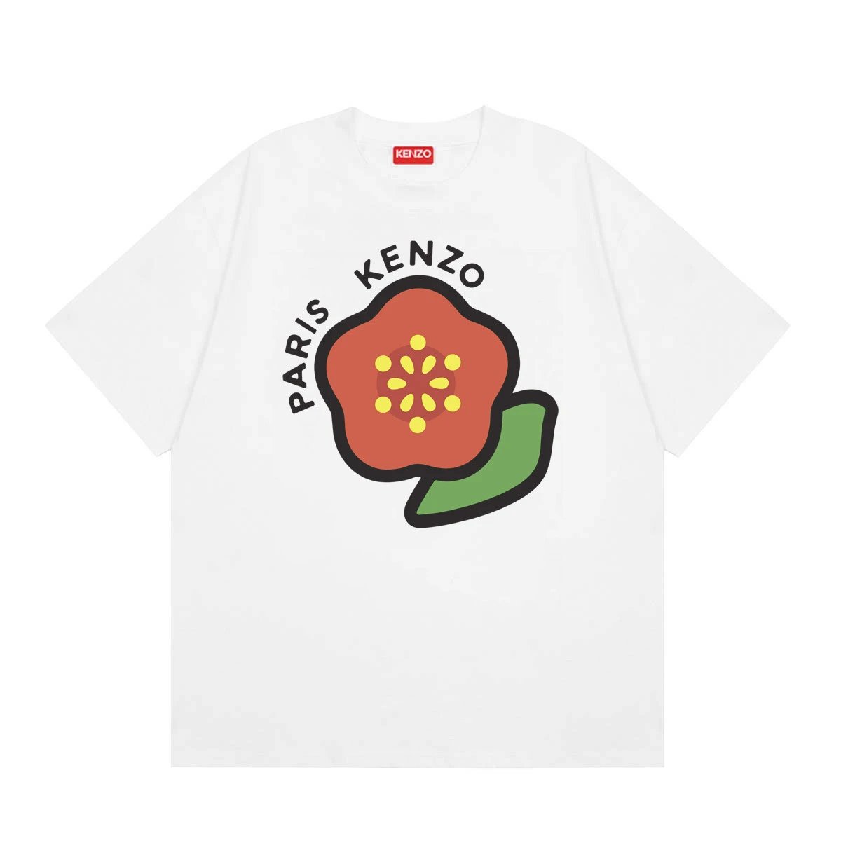 Kenzo black T-shirt in casual streetwear style - Image 34