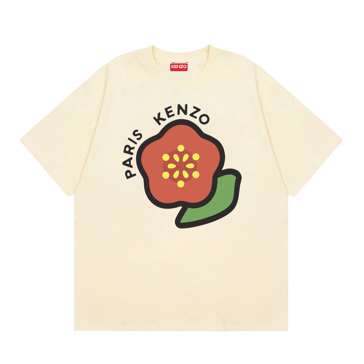 Kenzo black T-shirt in casual streetwear style - Image 35