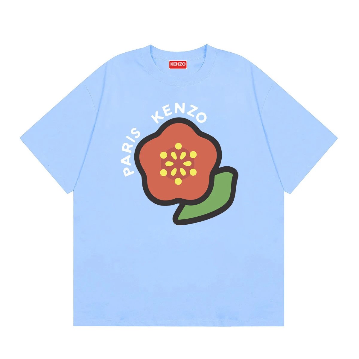Kenzo black T-shirt in casual streetwear style - Image 37