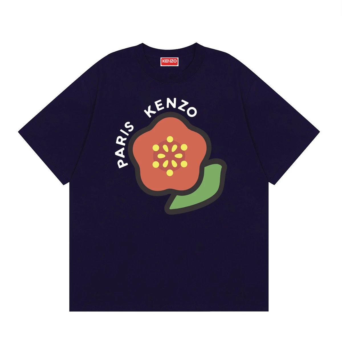 Kenzo black T-shirt in casual streetwear style - Image 38