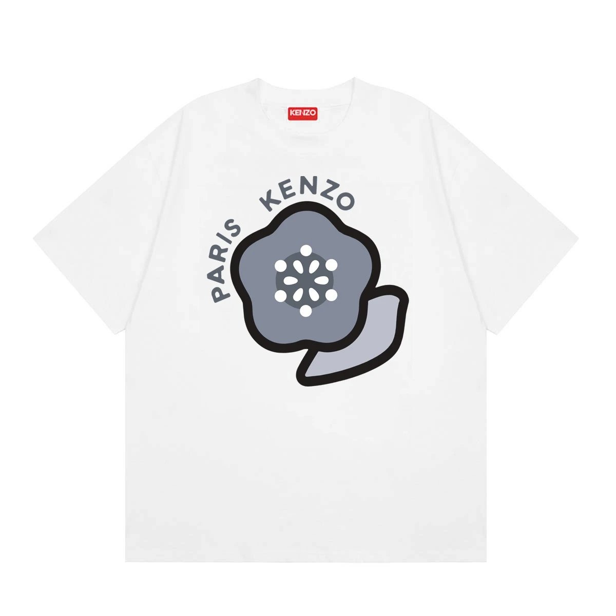 Kenzo black T-shirt in casual streetwear style - Image 40