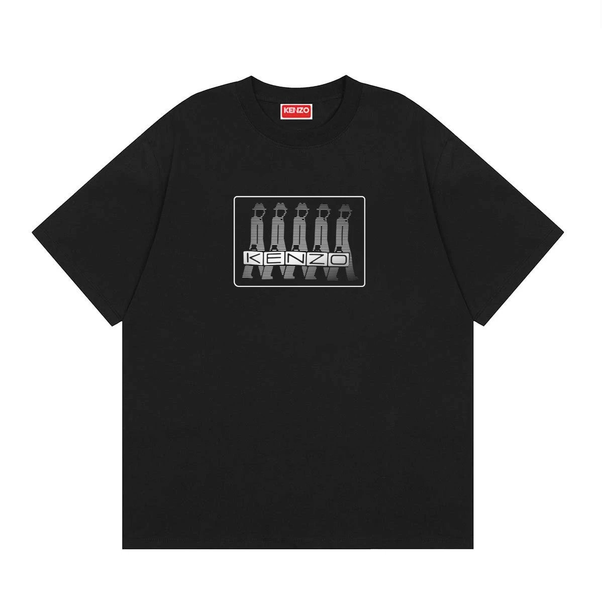 Kenzo black T-shirt in casual streetwear style - Image 5