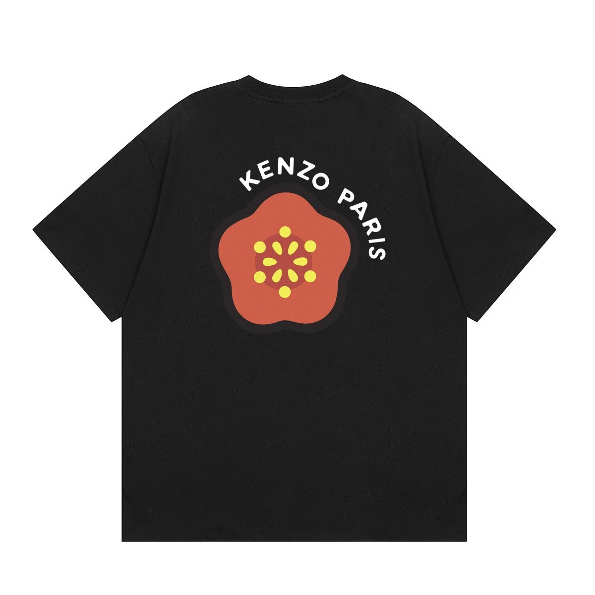 Kenzo black T-shirt in casual streetwear style - Image 8