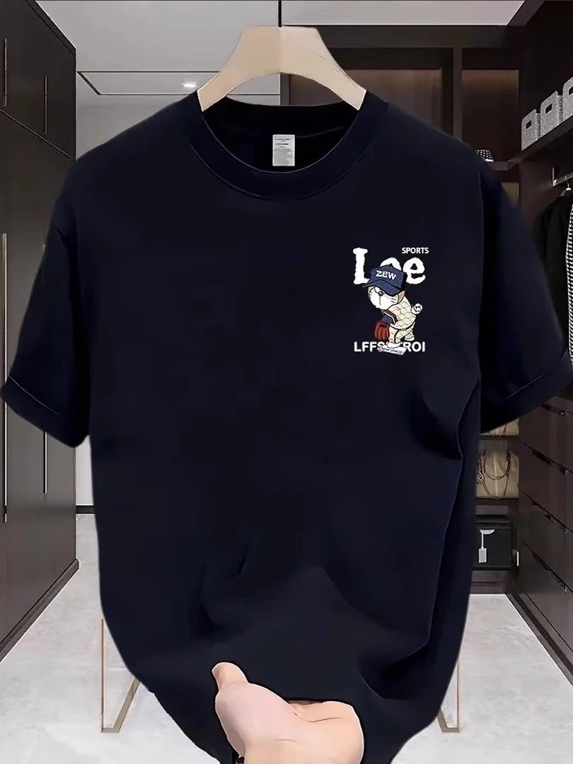 Lee black T-shirt in casual streetwear style - Image 4