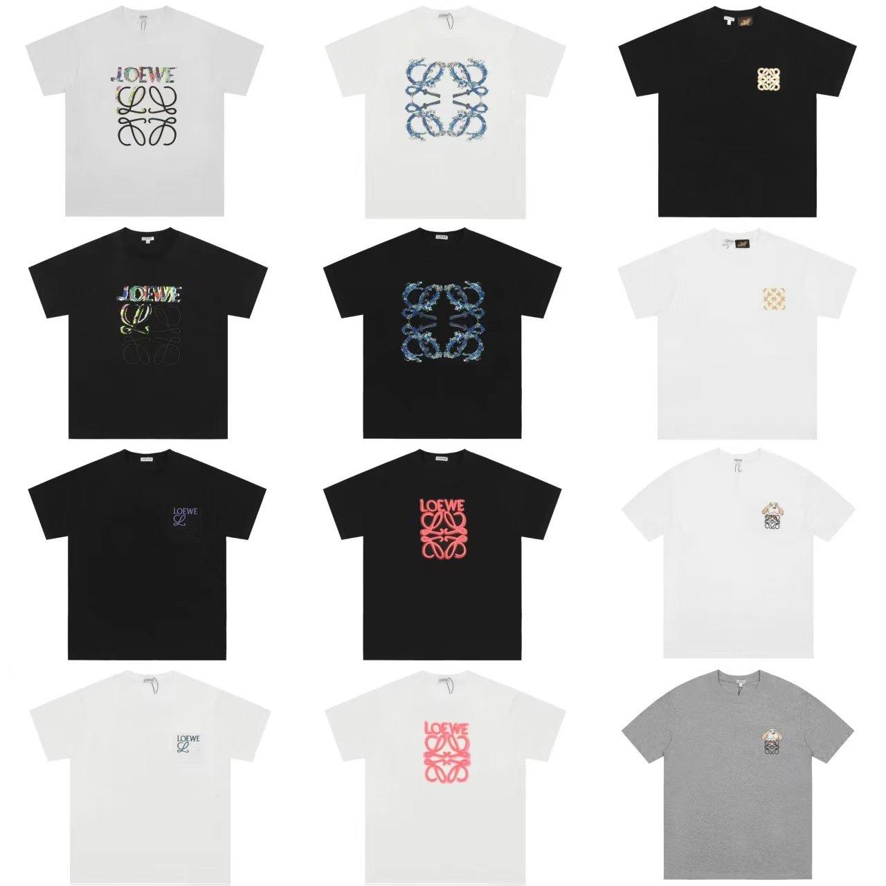Loewe multicolor T-shirt collection