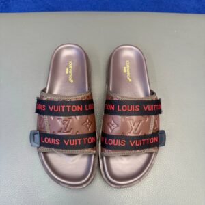 Louis Vuitton slides gray