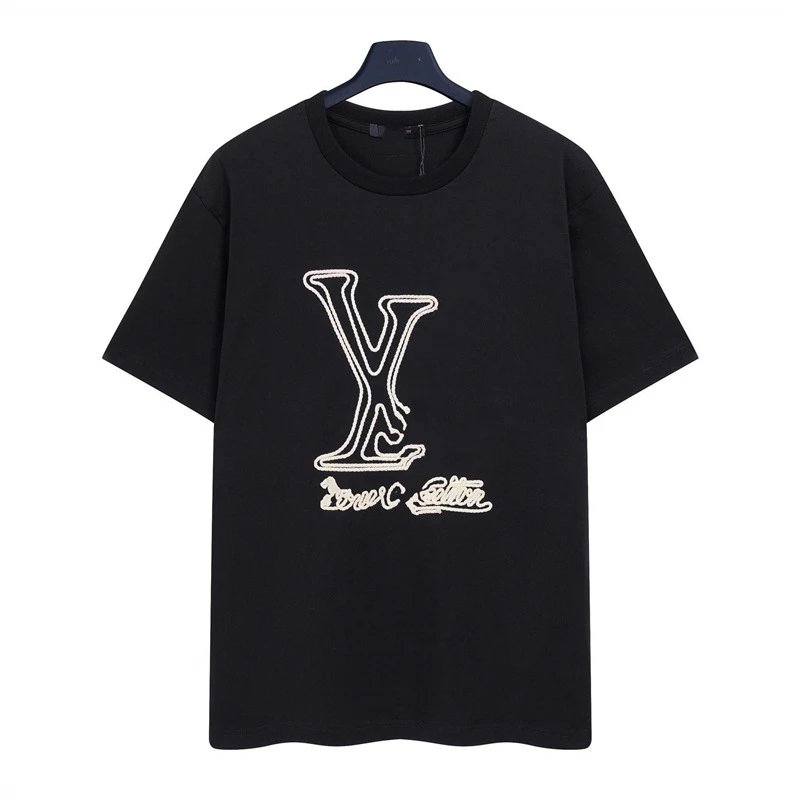 Louis Vuitton washed black T-shirt in casual streetwear style - Image 36