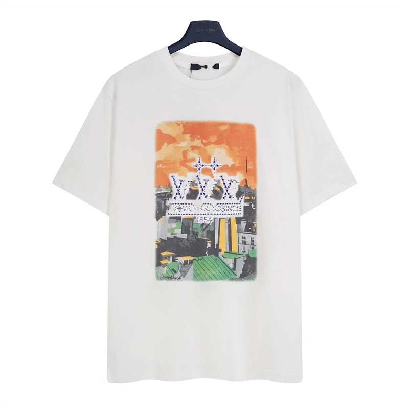 Louis Vuitton washed black T-shirt in casual streetwear style - Image 38