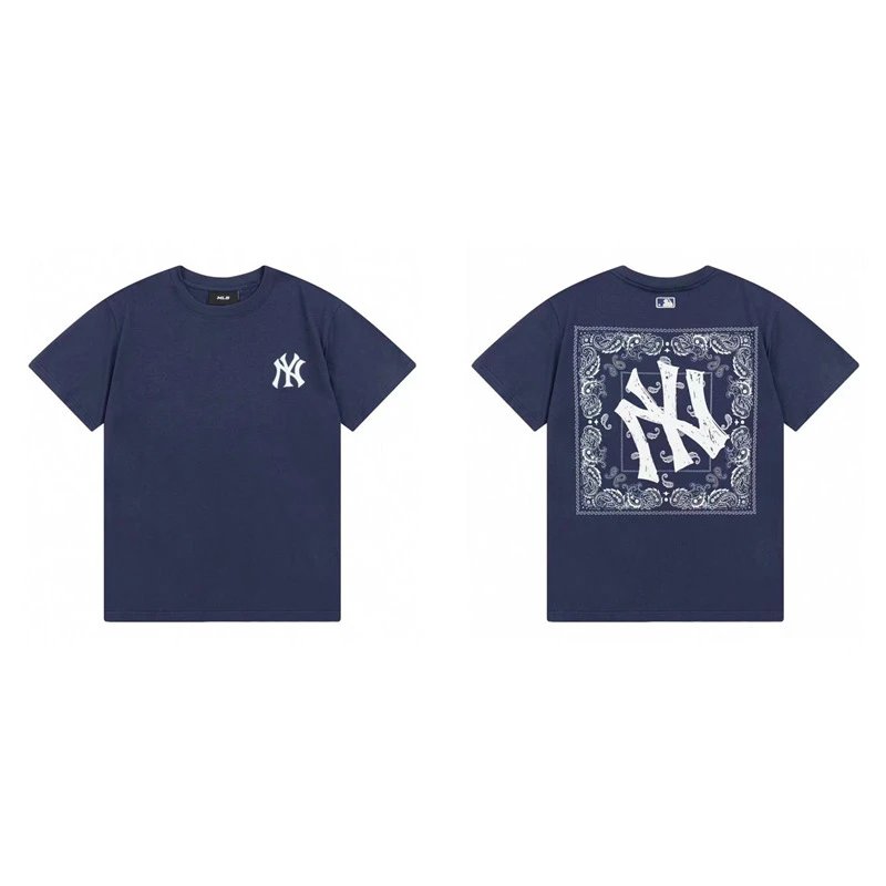 MLB navy T-shirt in casual streetwear style - Image 24